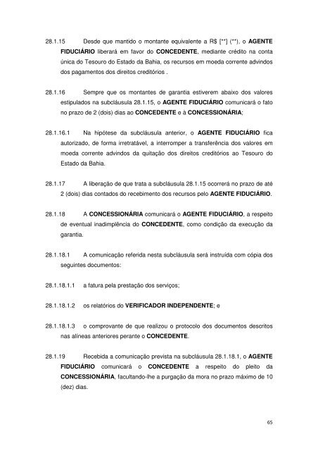 minuta de contrato n.º [**]/2012 contrato de concessão ... - Sedur