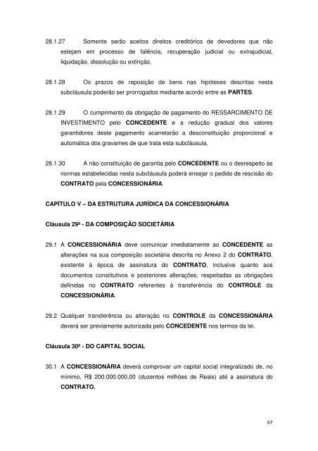 minuta de contrato n.º [**]/2012 contrato de concessão ... - Sedur