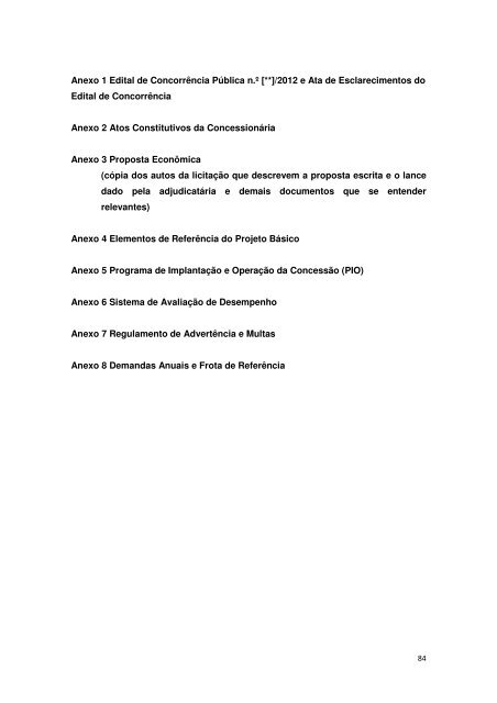 minuta de contrato n.º [**]/2012 contrato de concessão ... - Sedur