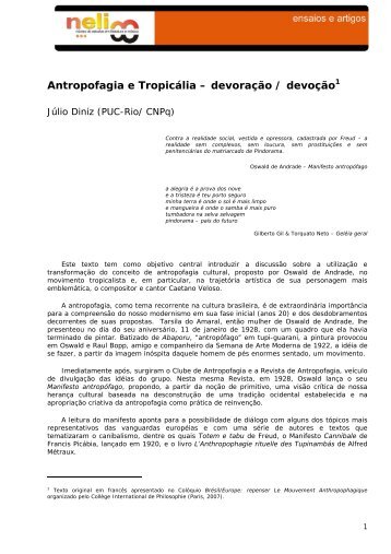 Antropofagia e Tropicália - Maxwell - PUC-Rio
