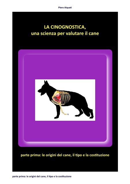 LA CINOGNOSTICA, una scienza per valutare il cane 