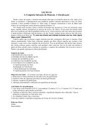 Lição 10: Conclusão da Santificação do ser ... - GlobalReach.org