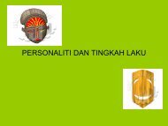 personaliti dan tingkah laku - USM