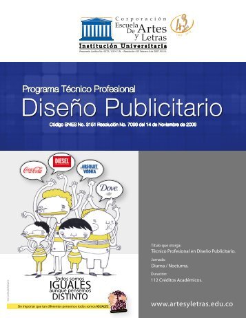 Diseño Publicitario - Escuela de Artes y Letras