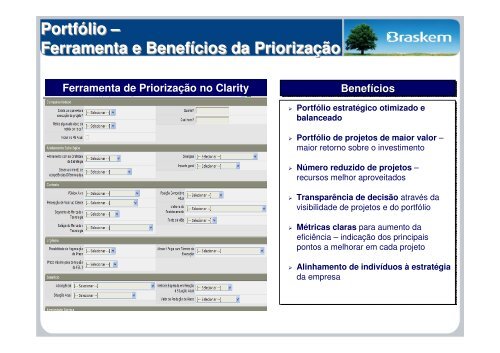 gerenciamento de portifólio e de projetos da braskem - assender