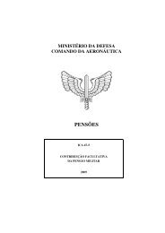 PENSÕES - Subdiretoria de Inativos e Pensionistas da Aeronáutica