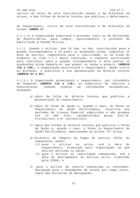 PENSÕES - Subdiretoria de Inativos e Pensionistas da Aeronáutica