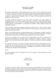 Decreto-Lei n.º 361/98, de 18 de novembro * De harmonia com ...