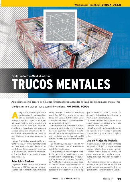 Trucos Mentales: [PDF, 1416 kB] - Linux Magazine
