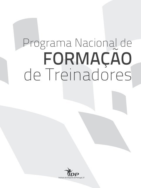 FORMAÇÃO - Instituto do Desporto de Portugal