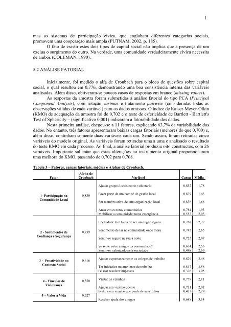 Consumo Consciente e Capital Social: Medindo A ... - Engema