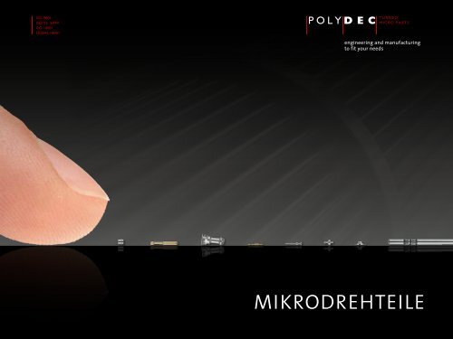 Über 25 Jahre Geschichte - Polydec SA décolletage