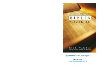 12 Maneiras de estudar a Bíblia sozinho - Rick Warren.pdf - Webnode