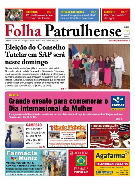 Grande evento para comemorar o Dia Internacional da Mulher