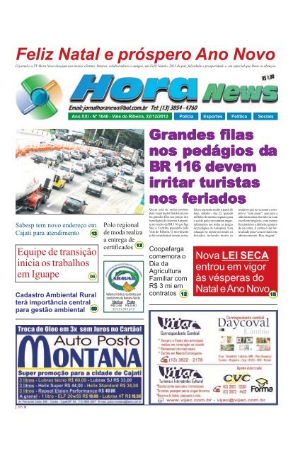 Jornal Hora News - Sábado, 22.12.12