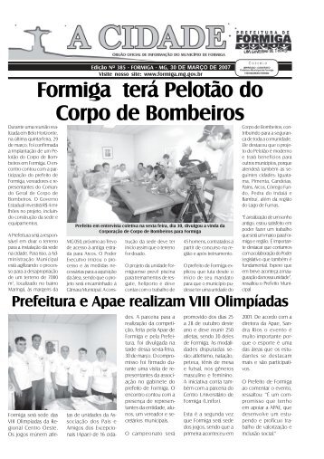 Baixar edição em PDF - Prefeitura de Formiga