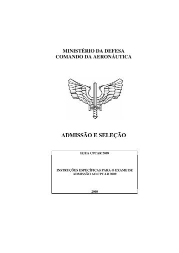 Edital do Concurso - Força Aérea Brasileira