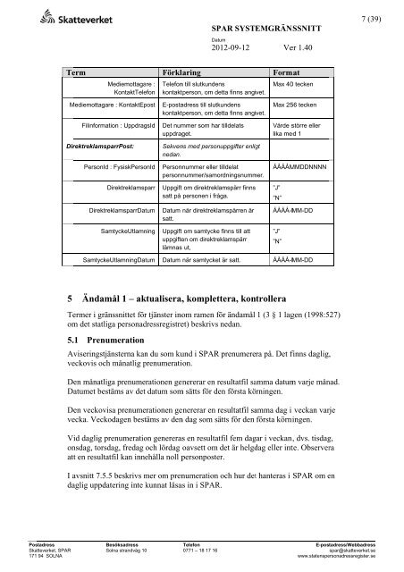 statens personadressregister