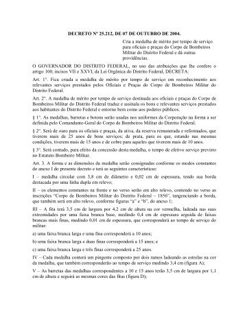 DECRETO Nº 25.212, DE 07 DE OUTUBRO DE 2004. Cria a ...