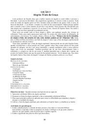 Liçao 3: Alegria: O Fruto da Graça - GlobalReach.org