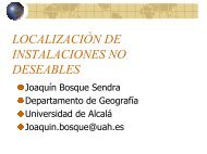 Modelos de localización - Departamento de Geografía - Universidad ...