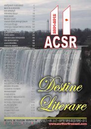 Destine Literare nr. 23 - septembrie - decembrie 2012 - Scriitorii ...