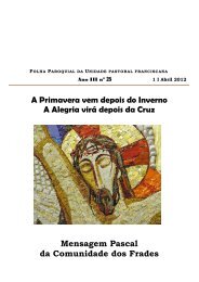 concha 1 DE ABRIL 2012 - Franciscanos Conventuais de Portugal