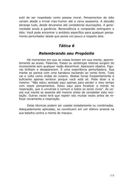 A Meditação da Plena Atenção - Sociedade Budista do Brasil