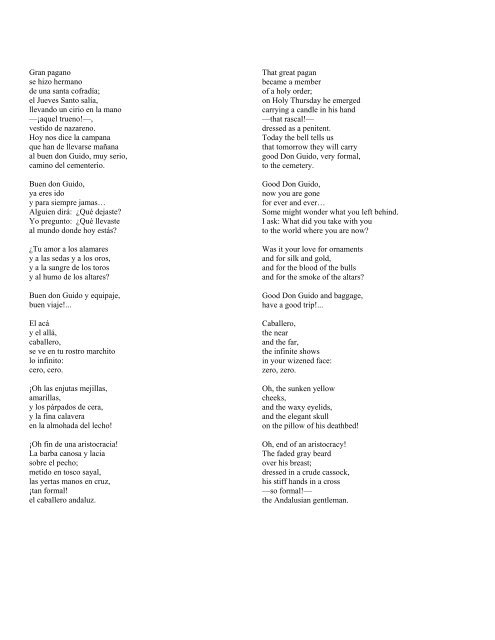 CXXVIII POEMA DE UN DÍA He me aquí ya ... - Armand F. Baker