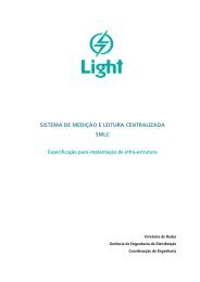 SISTEMA DE MEDIÇÃO E LEITURA CENTRALIZADA SMLC - Light