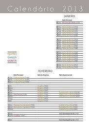 Calendário 2013 - Companhia de Teatro de Almada