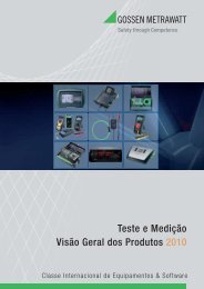 Equipamentos de Medição - Catálogo 2010 - Power LabSolutions