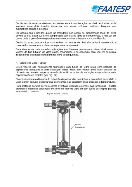 MEDIÇÃO DE NÍVEL