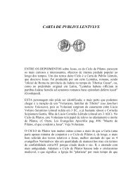 CARTA DE PVBLIVS LENTVLVS - Editora Franciscano