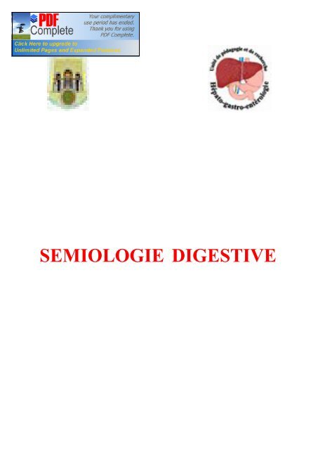 Semiologie Digestive Faculte De Medecine Et De Pharmacie