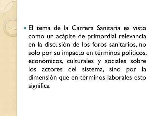 carrera sanitaria, importancia y desafios - Ministerio de Salud