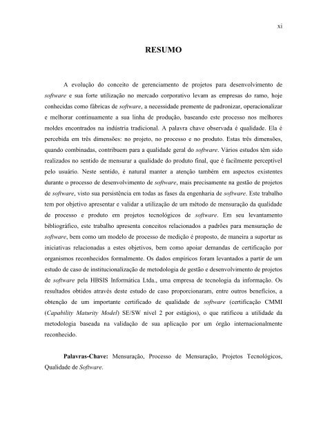 MODELO DE PROCESSO PARA MEDIÇÃO E ANÁLISE EM ... - Lactec