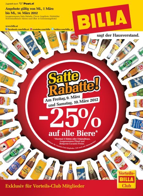 Billa Flugblatt bis 14.03.2012