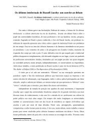 Os últimos intelectuais.pdf - Revista.ufal.br