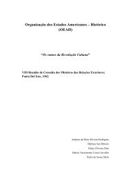 Organização dos Estados Americanos – Histórico (OEAH) - SiNUS