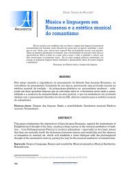 Música e linguagem em rousseau e a estética musical do romantismo