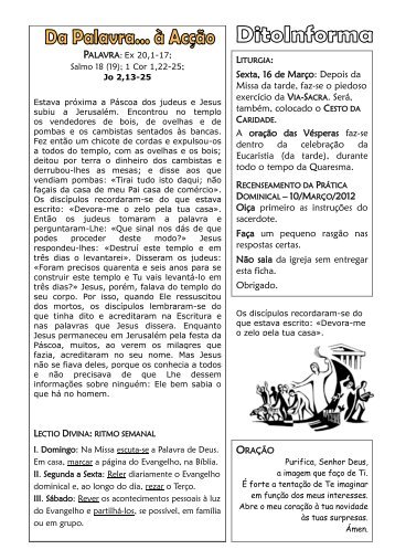 Frei Dito 11 DE MARÇO 2012.pdf - Franciscanos Conventuais de ...