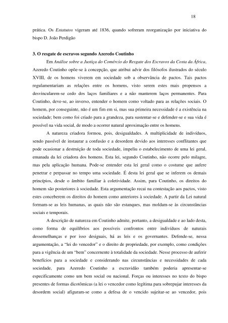 projetos de rearranjos sociais: escravos, índios e negociantes nos ...