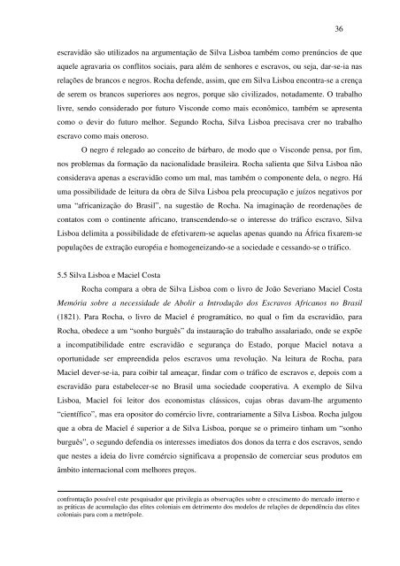 projetos de rearranjos sociais: escravos, índios e negociantes nos ...