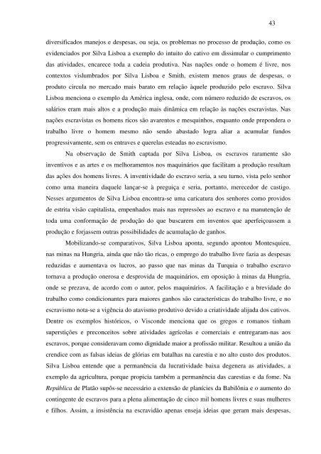 projetos de rearranjos sociais: escravos, índios e negociantes nos ...