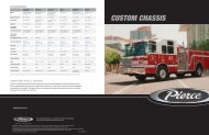 Custom Chassis Brochure - Pierce Manufacturing