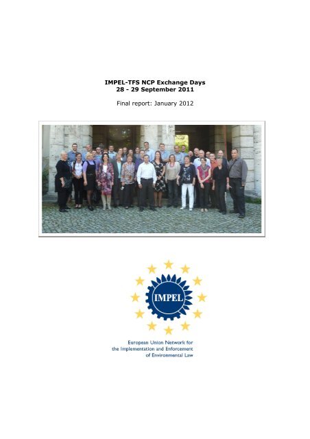 Final report - IMPEL-TFS NCP Exchange Days 2011