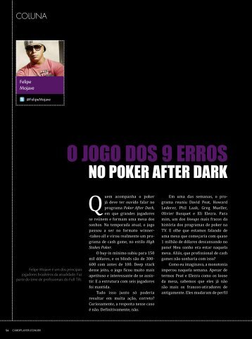 O jogo dos 9 erros no Poker After Dark - Felipe Mojave