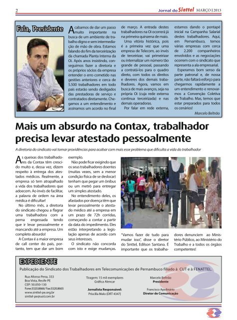 Jornal do - sinttel-pe