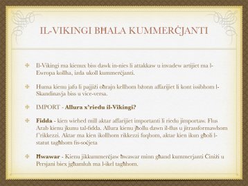 IL-VIKINGI BĦALA KUMMERĊJANTI